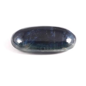 Cabujones Ovalados de Cianita Azul Natural de Alta Calidad de 8 mm, Piedras Preciosas Pulimentadas Suavemente, Collares Iridiscentes, Certificados por Terceros, 9 mm - Product Image 2