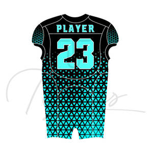 Meilleurs maillots de football américain tendance, grande taille, en spandex/polyester, manches courtes, vêtements de sport - Product Image 2