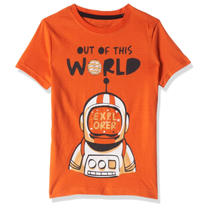 Exclusive Custom Kids T-Shirt Printed Short Sleeve Casual Spandex/Cotton Eco-Friendly Breathable High Quality Wholesale Export - Product Image 5