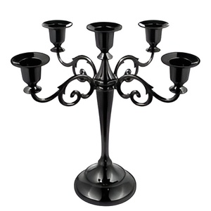 Candelabros y linternas de acabado dorado de diseño real de Metal de la mejor calidad 2024, candelabros de decoración de boda y suelo - Product Image 5