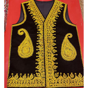 Gilet afghan pour hommes, coupe régulière, à vendre, nouveau gilet afghan élégant de haute qualité pour hommes, fabricant en gros - Product Image 5