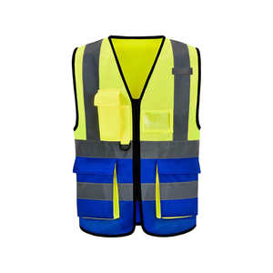 Veste de sécurité sans manches Betterglowapperal en polyester haute visibilité avec bande réfléchissante, séchage rapide, certifiée CE, aiguille - Product Image 5