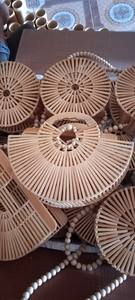 Sac en bambou fait main pour l'exportation au détail-Sac à main élégant à texture d'été pour les voyages et le look décontracté de tous les jours - Product Image 2