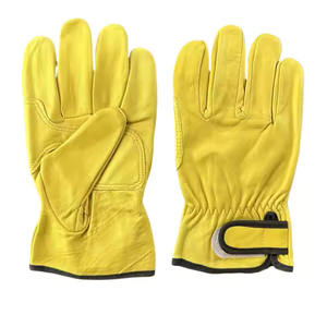 Guantes de Trabajo de Cuero Lisos al por Mayor con Protección para los Dedos, Personalizables para Uso Diario - Product Image 1