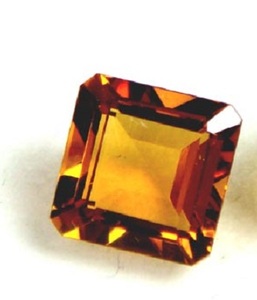 100% pierre de citrine naturelle carrée à facettes calibrée pierre précieuse de naissance en vrac au prix de gros du fournisseur indien en vrac - Product Image 4