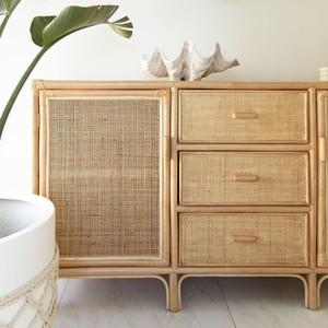 Armoire en rotin de qualité supérieure, armoire de rangement en rotin, armoires, exportées par un fabricant vietnamien - Product Image 4