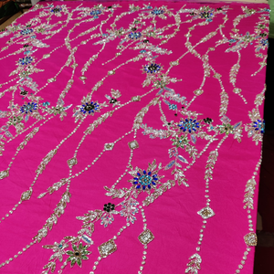 Tissu de haute qualité avec motif brodé pour robe de soirée - Product Image 2