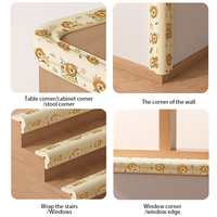 Protection d'angle pour bébé en forme de L imprimée, souple, anti-collision, certifiée CE CPC, bande de sécurité