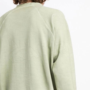 เสื้อมีฮู้ดปักลายไหล่มีซิปประดับพลอยเทียมมีฮู้ดไซส์ใหญ่พิเศษล้างกรด - Product Image 6