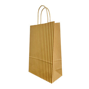 Nuevo embalaje marrón ecológico, bolsas de papel con asa para restaurante personalizadas para pedidos para llevar - Product Image 4