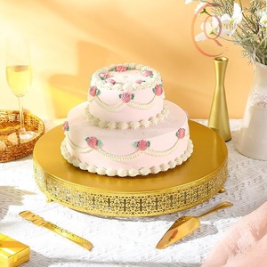 แม่พิมพ์เค้กโลหะหรูหรา ดีไซน์ทันสมัย เป็นมิตรกับสิ่งแวดล้อม สำหรับจัดแสดงขนมหวานอย่างสวยงามและตกแต่งบ้าน บรรจุภัณฑ์แบบถุง OPP - Product Image 4