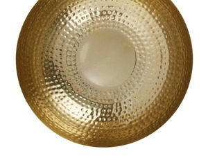 Bol de service en or de qualité supérieure, pièce maîtresse décorative, parfait pour les occasions spéciales et les réceptions festives, en provenance d'Inde - Product Image 3