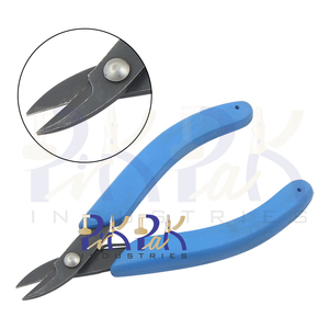 Cisaille en acier inoxydable de qualité industrielle avec ressort et poignée en plastique Longueur 127mm Fabrication de bijoux DIY Crafting Metal Cutting Shear - Product Image 1