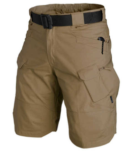 <b>Men's</b> Comfortable Canvas Cargo <b>Shorts</b> with Zipper and Button Closure Solid Pattern Casual <b>Utility</b> <b>Shorts</b> for Daily and Work Use - Product Image 4