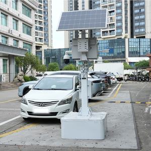 Système de caméra de sécurité solaire CCTV HiTOP 4G 5G, sans fil, alimentation par panneau solaire pour chantier de construction - Product Image 1