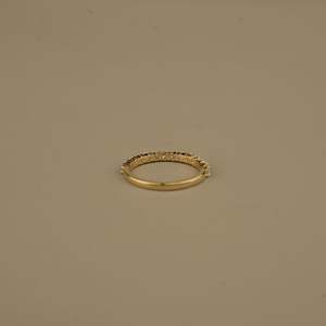 แหวนเพชรสำหรับ0.50Ct ระดับพรีเมี่ยม VS1ตัดแบบกลม IGI SGL ได้รับการรับรองว่าเป็นสีโรสโกลด์เงินทองหมั้นหมายสำหรับงานแต่งงาน - Product Image 4