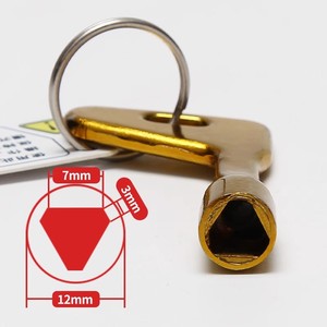 Chiave del triangolo della porta dell'elevatore S200 dell'elevatore che sblocca le componenti del dispositivo di apertura dell'ascensore - Product Image 4