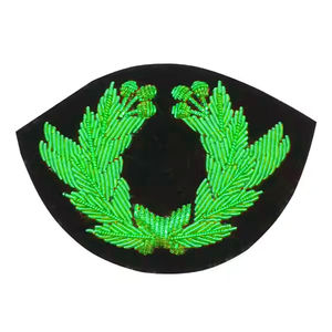 Badge de blazer brodé fait à la main au Pakistan de haute qualité à bas prix en coton pour l'extérieur Nylon Polyester - Product Image 1
