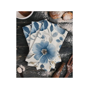 Calidad Superior 100% algodón GOTS certificado bordado tejido 500GSM a prueba de decoloración secado rápido Premium orgánico Golf toalla de cocina - Product Image 6