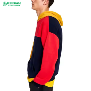 Sweat à capuche personnalisé épais 400/500 GSM en molleton/éponge française, coupe décontractée, 100% coton, respirant - Product Image 3