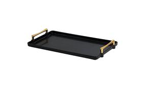 Nuevo diseño Brillante Pulido Precio mayorista Proveedor Acabado brillante Bandeja DE SERVICIO DE METAL Fabricado manualmente en la India - Product Image 2