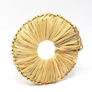 Vente en gros pas cher Anneau de serviette en rotin avec strass boucle de serviette pour décor de serviette de mariage - Product Image 1