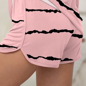 Conjuntos de pijama para mujer Cami Shorts Conjuntos de pijama suave 2 piezas Pj Lounge Set Sleep Sleepwear - Product Image 2