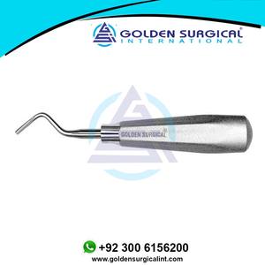 Fuente de alimentación manual Elevadores de raíz Autoclave dental Seguro Mango de acero inoxidable Instrumento quirúrgico de ortodoncia para dentaduras postizas - Product Image 2