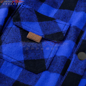 เสื้อนักขี่จักรยานผ้าสักหลาดสำหรับผู้ชายเสื้อไบเกอร์บุด้านในนุ่มและติดกระดุมด้านหน้าสำหรับสไตล์สบาย - Product Image 3