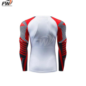 Rashguard Personalizado con Logotipo para Hombre, MMA, 4 Piezas/Juego, Spandex/Nylon, Secado Rápido, Ropa de Gimnasio - Product Image 3