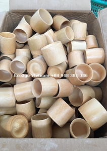 Logo gravé au laser biodégradable vietnamien gobelet en bambou Cocktail tasses en bambou naturel réutilisables - Product Image 2