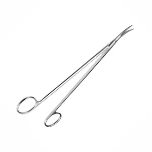批发解剖器械血管剪刀完成抛光弯曲刀片操作和临床使用剪刀