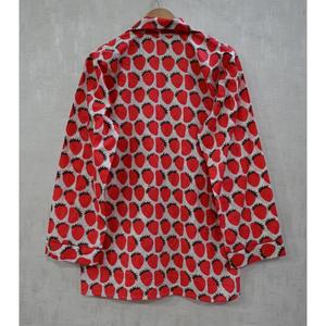 Ensemble de pyjama pour femmes en coton indien à imprimé floral, respirant, doux, décontracté, de luxe, en gros - Product Image 4