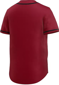 เสื้อกีฬาเบสบอลติดกระดุมสำหรับผู้ใหญ่และเยาวชนเสื้อกีฬาขนาดพลัสไซส์พิมพ์ซับลิเมชันออกแบบโลโก้ได้ตามต้องการ - Product Image 3