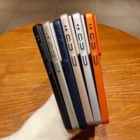 Coque de téléphone en TPU et PC avec verre pour iPhone 14 Plus, compatible avec la charge magnétique sans fil, antichoc, résistante à la saleté, anti-rayures, design luxueux