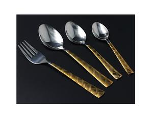 Nouveau design en acier inoxydable, ensemble de couverts en argent, ensemble de couverts de luxe de Noël de haute qualité - Product Image 2