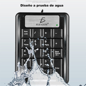 ยูเอสบี มินิแล็ปท็อปคีย์บอร์ดแป้นพิมพ์ตัวเลขพีซี/แล็ปท็อปคอมพิวเตอร์ที่ใช้ร่วมกันได้ (แมค วินโดวส์) เมมเบรนกรรไกรภาษาอังกฤษฝรั่งเศสรัสเซีย - Product Image 5