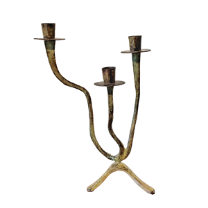 Vela de Metal de 7 brazos chapada en oro antiguo, soporte de luz de tamaño Regular, forma personalizada, fiestas de boda, decoración del hogar, farolillos, vela - Product Image 3