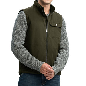 Gilet en toile sans manches ajustable, nouveautés, style personnalisé, respirant, prix de vente en gros, gilet en toile confortable pour hommes - Product Image 5
