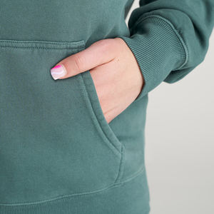 Ensemble de survêtement personnalisé pour femme en molleton de coton et polyester respirant, avec pantalon et sweat à capuche long, idéal pour l'hiver et l'automne - Product Image 5