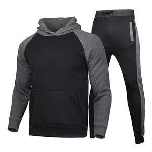 2025 mode Sport survêtements 100% coton survêtement hommes survêtements survêtement pour hommes Hip Hop respirant haute qualité en gros - Product Image 2
