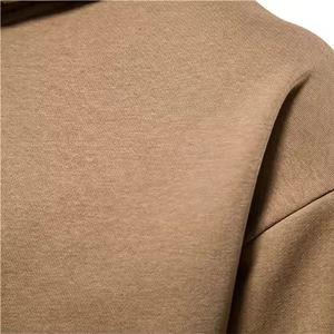 Sweats à capuche décontractés 100% coton pour hommes avec col à capuche Sweatshirts de couleur unie à la mode - Product Image 5