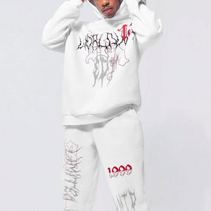 Impreso Fitness Wear Hombres Mangas completas Logotipo personalizado Alta calidad Impresión personalizada Hombres Chándal - Product Image 3