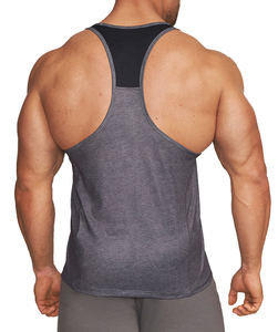 Gimnasio Culturismo Tank Tops Hombres 100% Algodón Poliéster Singlet Verano Ligero Fitness Chaleco Top - Product Image 2