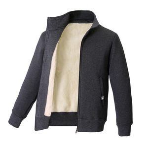 Vente en gros Veste d'hiver à manches longues pour hommes, Vêtements d'extérieur à logo personnalisé avec col montant 100% coton Manteau décontracté grande taille - Product Image 3