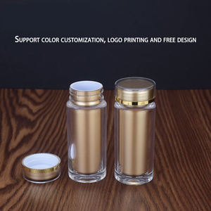 <b>100ml</b> Acrylic Medicine <b>Bottle</b> for Pill Eco-friendly Screen Printing for Transparent Wholesale Manufacturer - Product Image 2