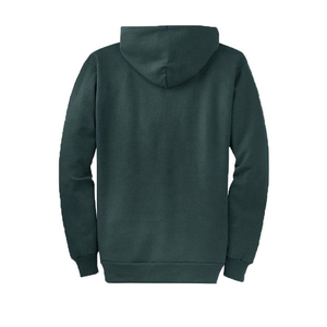 Vente en gros de haute qualité logo personnalisé pour hommes 100% coton polaire blanc simple hommes fermeture éclair sweats à capuche couleur unie motif régulier bon prix - Product Image 5
