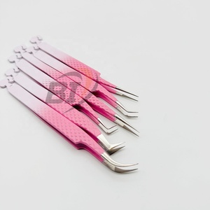 Pinzas de Acero Inoxidable Duraderas de Última Generación para Extensión de Pestañas y Herramientas de Belleza con Punta Puntiaguda, Pinzas con Nombre de Marca Personalizado - Product Image 6