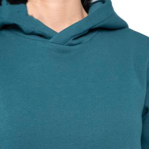 Brand Sourcing Women Winter Long <b>Hoodie</b> Trendy Casual Streetwear <b>Velour</b> Front Logo Soft Warm Fabric Sweatshirt - Product Image 5