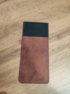 Genuine Leather Luxury Durable Waterproof Shockproof Cutlery Holder Roll Utensil <b>Organizer</b> for Dining <b>Travel</b> Wholesale LCH-0011 - Product Image 3